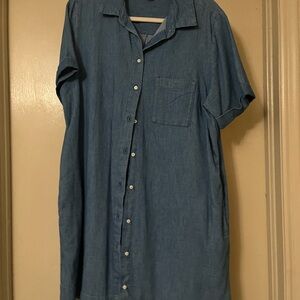 Old Navy Blue Midi Dress